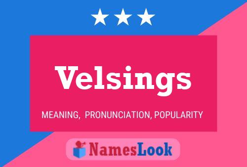 Poster del nome Velsings