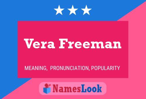 Poster del nome Vera Freeman