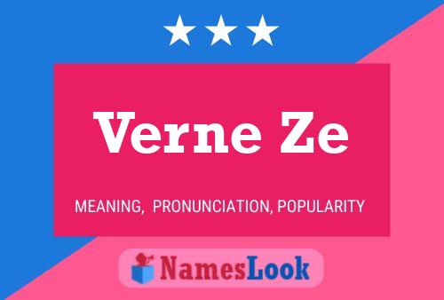 Poster del nome Verne Ze