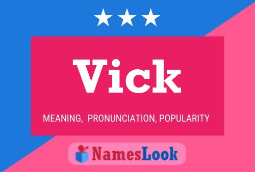 Poster del nome Vick