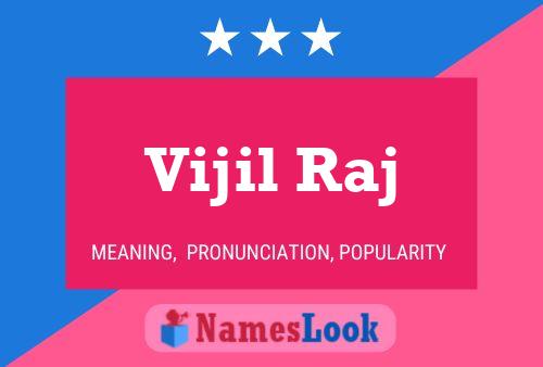 Poster del nome Vijil Raj