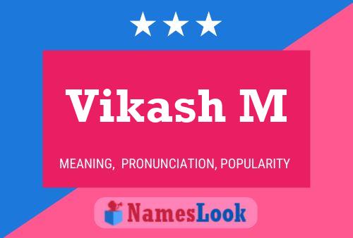 Poster del nome Vikash M