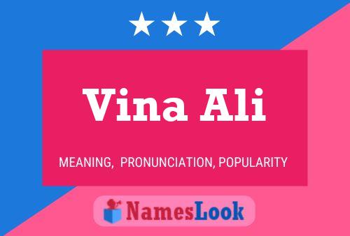 Poster del nome Vina Ali