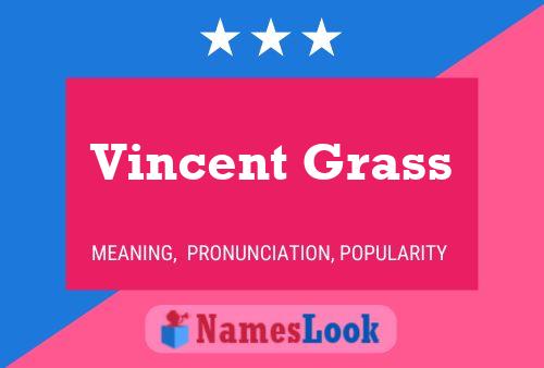 Poster del nome Vincent Grass