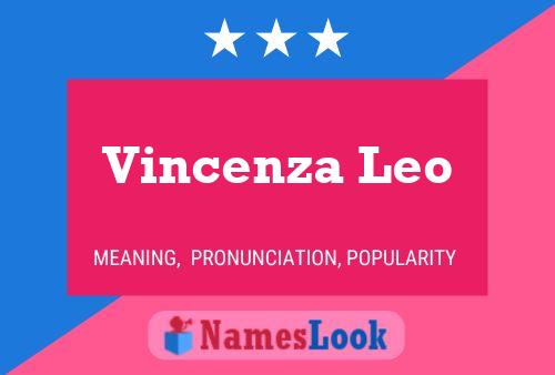 Poster del nome Vincenza Leo