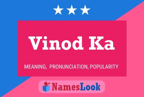 Poster del nome Vinod Ka