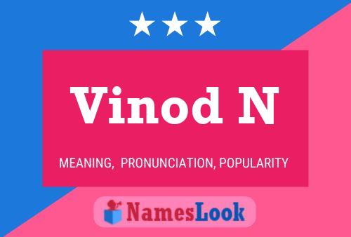 Poster del nome Vinod N