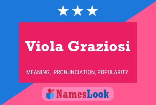 Poster del nome Viola Graziosi