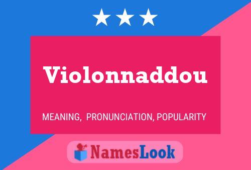 Poster del nome Violonnaddou