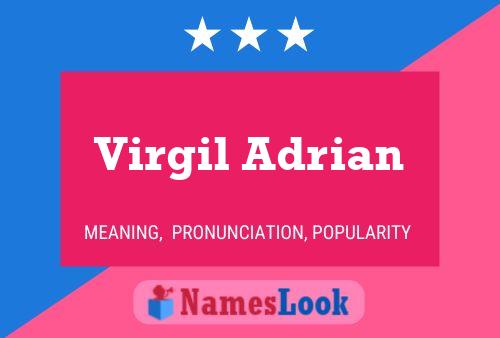 Poster del nome Virgil Adrian