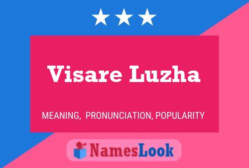 Poster del nome Visare Luzha