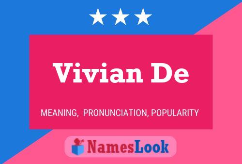 Poster del nome Vivian De