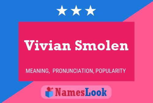 Poster del nome Vivian Smolen