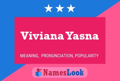 Poster del nome Viviana Yasna