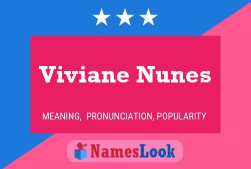 Poster del nome Viviane Nunes