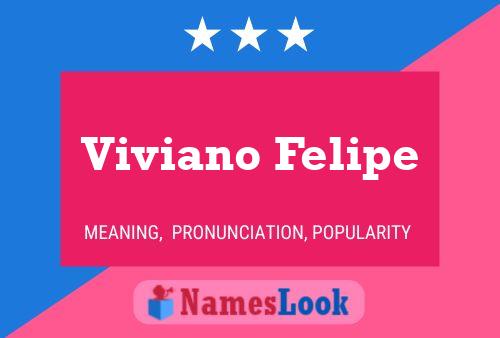 Poster del nome Viviano Felipe