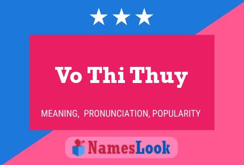 Poster del nome Vo Thi Thuy