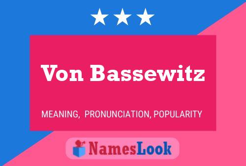 Poster del nome Von Bassewitz