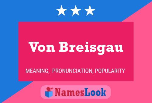 Poster del nome Von Breisgau