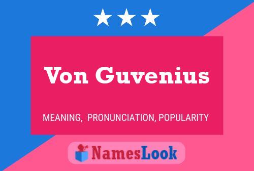 Poster del nome Von Guvenius