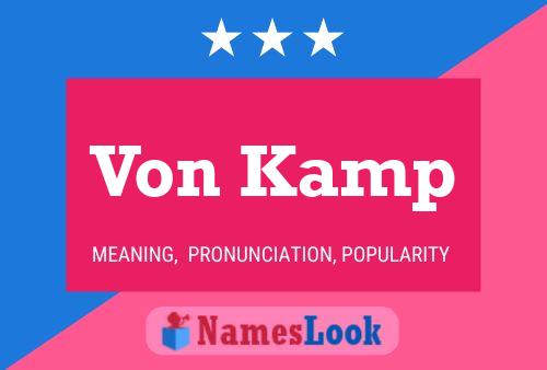 Poster del nome Von Kamp