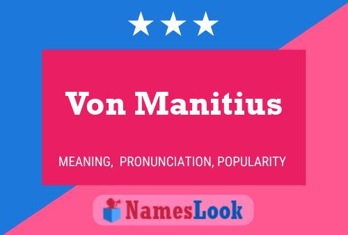 Poster del nome Von Manitius