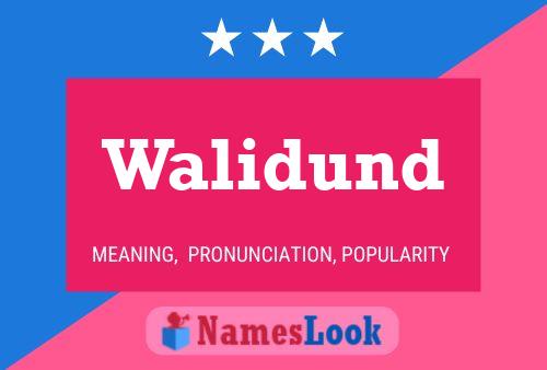 Poster del nome Walidund