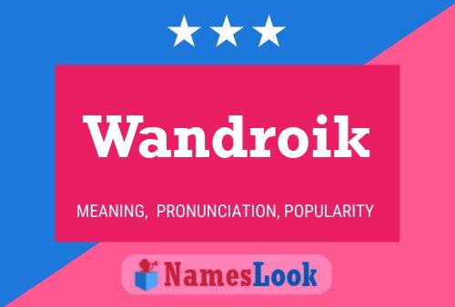 Poster del nome Wandroik