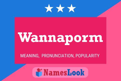 Poster del nome Wannaporm