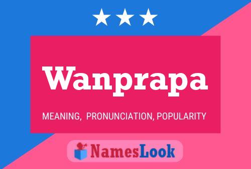 Poster del nome Wanprapa