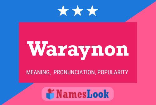 Poster del nome Waraynon