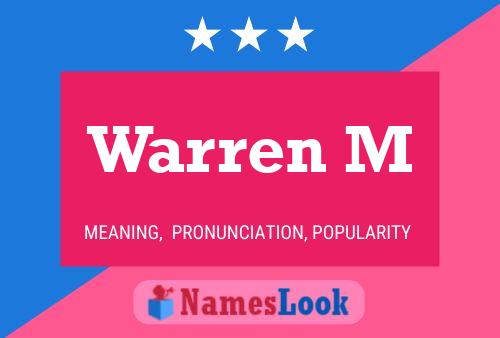 Poster del nome Warren M