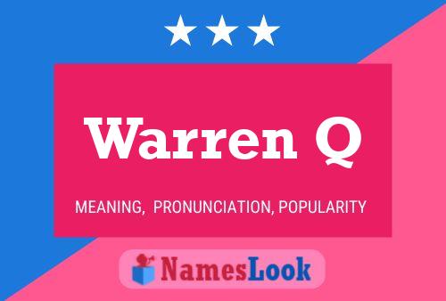 Poster del nome Warren Q