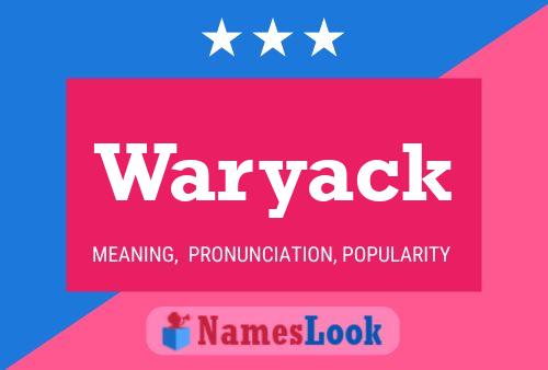 Poster del nome Waryack