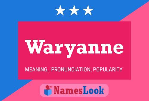 Poster del nome Waryanne