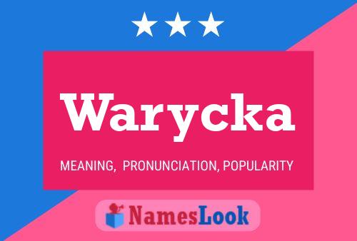 Poster del nome Warycka