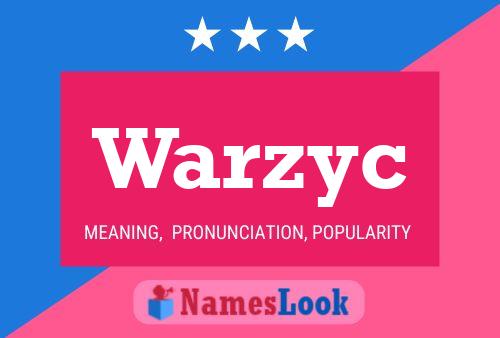 Poster del nome Warzyc