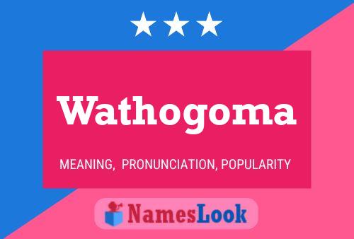 Poster del nome Wathogoma