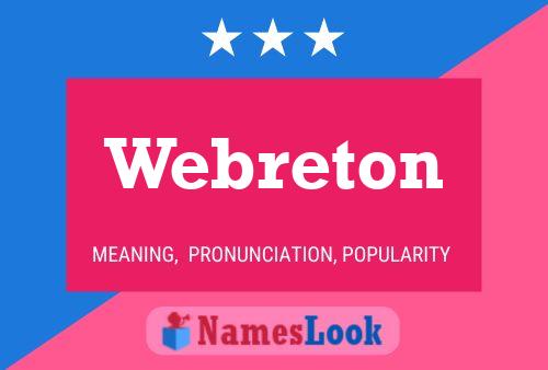 Poster del nome Webreton