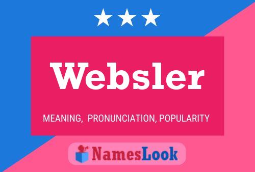 Poster del nome Websler