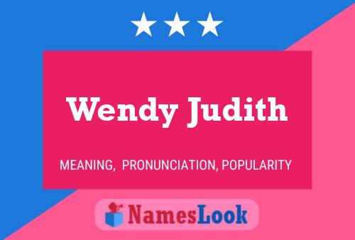 Poster del nome Wendy Judith