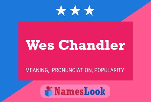 Poster del nome Wes Chandler