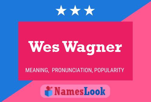 Poster del nome Wes Wagner