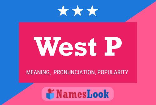 Poster del nome West P