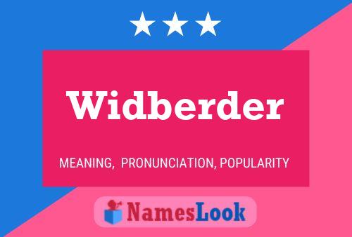 Poster del nome Widberder