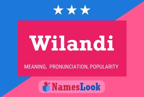 Poster del nome Wilandi