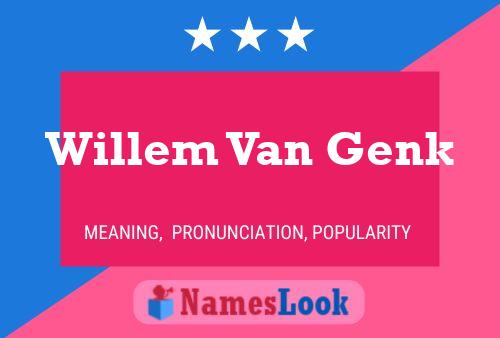 Poster del nome Willem Van Genk