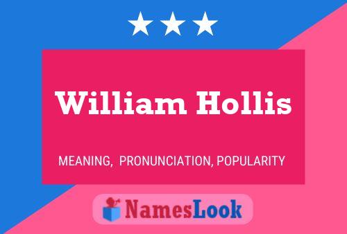 Poster del nome William Hollis