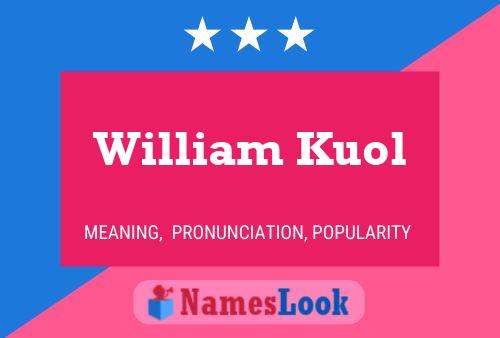 Poster del nome William Kuol