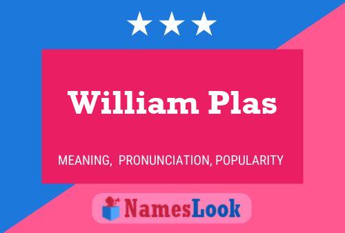 Poster del nome William Plas